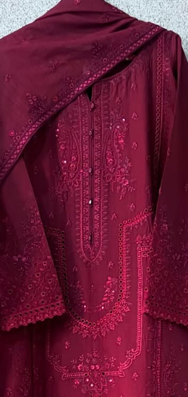 Embroidered 3Piece FF - 417
