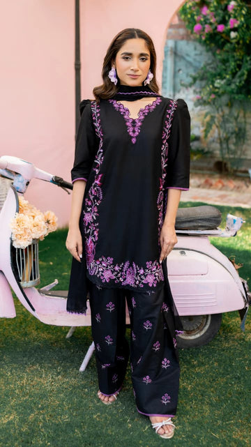 Lawn Embroidered 3Piece FF-409