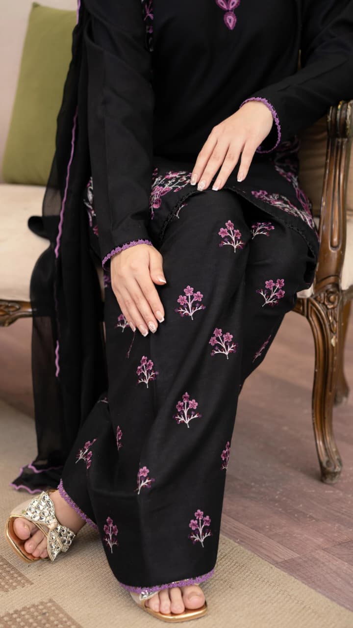 Lawn Embroidered 3Piece FF-409