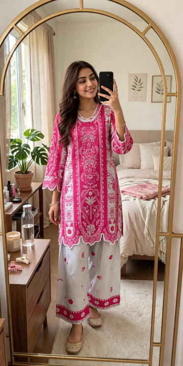 Crepe Silk Stitched 2Piece FF-393