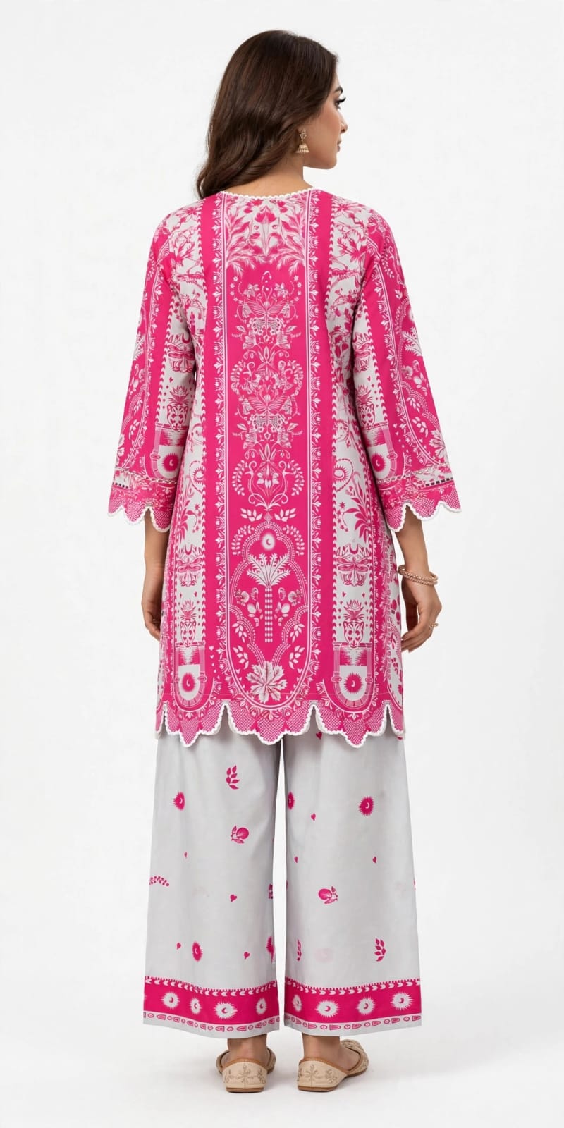 Crepe Silk Stitched 2Piece FF-393