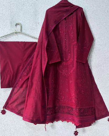 Embroidered 3Piece FF - 417