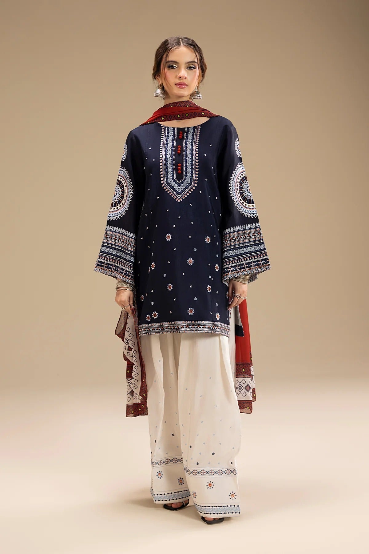 FF -  | Roha  3 Pc Stitched
