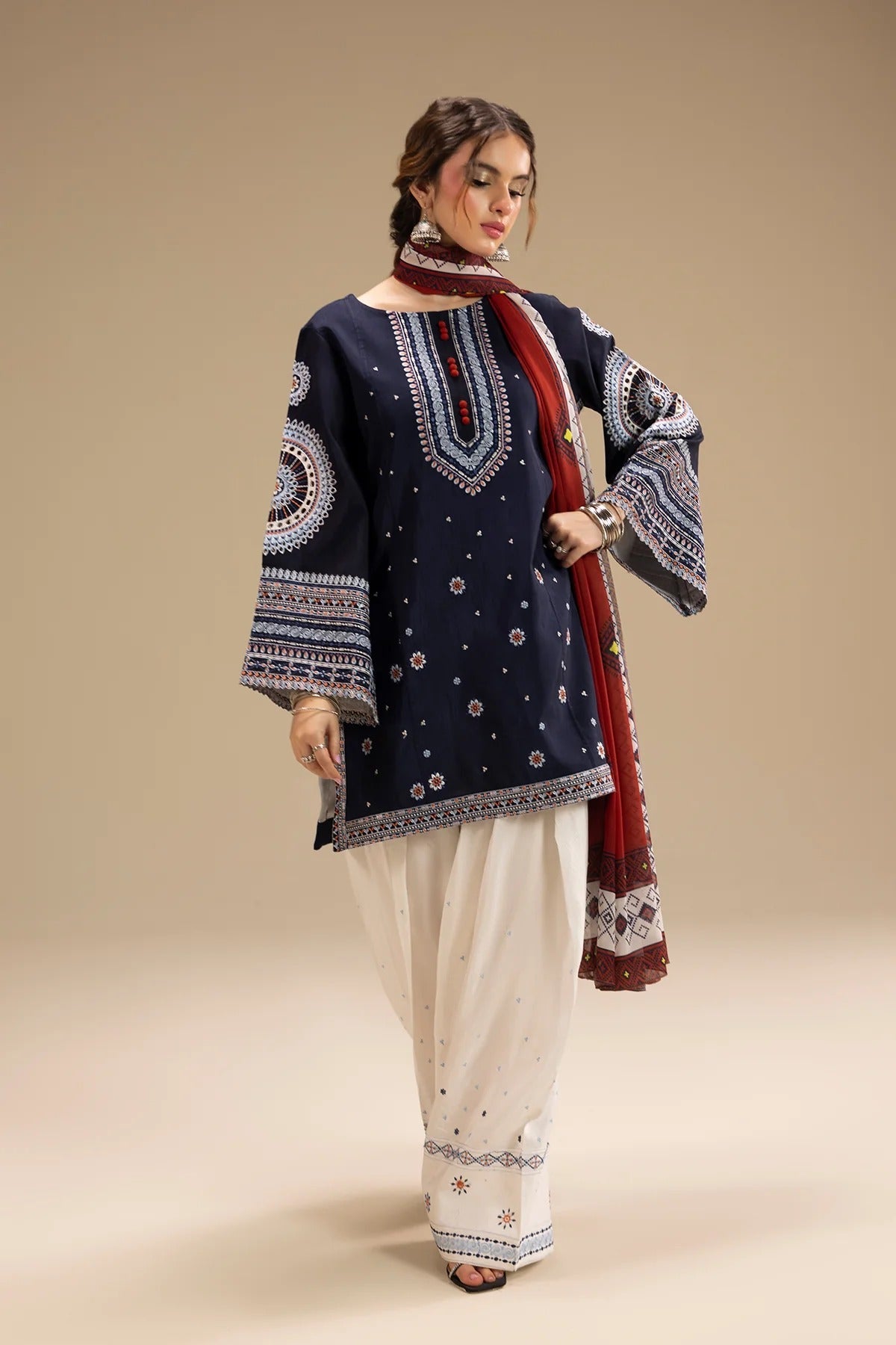 FF -  | Roha  3 Pc Stitched