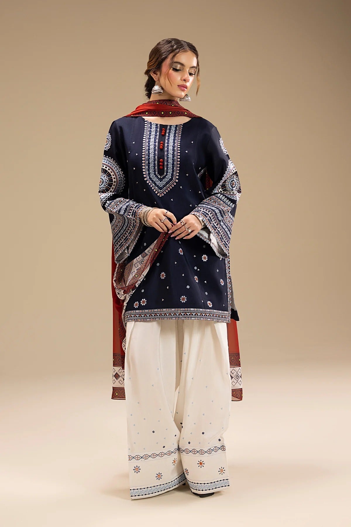 FF -  | Roha  3 Pc Stitched