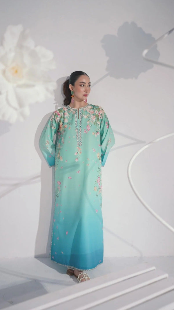 FF - 396 Premium Printed 2 Pc Stitched Suit